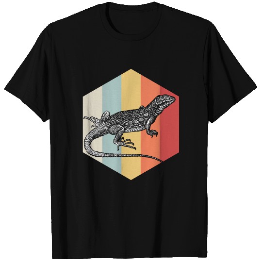 Retro Komodo Dragon Reptile Lizard T Shirts