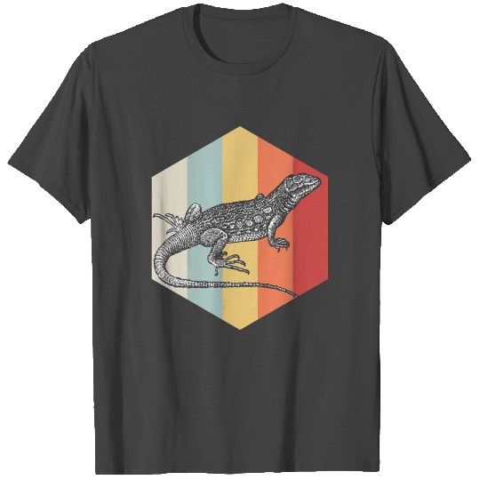 Retro Komodo Dragon Reptile Lizard T Shirts