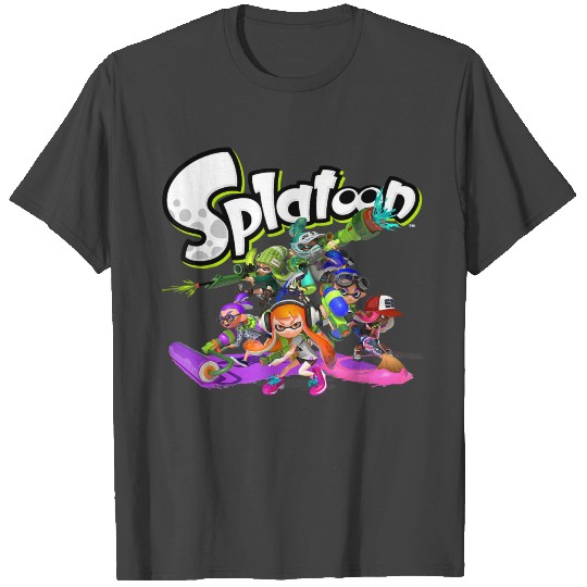Splatoon Logo Teams Group Shot 9074 T Shirts