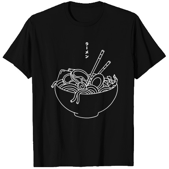 Minimalist Japanese Ramen T Shirts