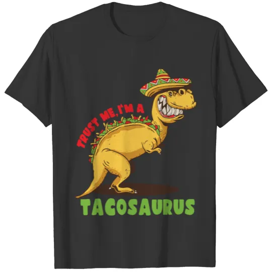 Tacosaurus Dino Tacos Vneck Vintage T Shirts