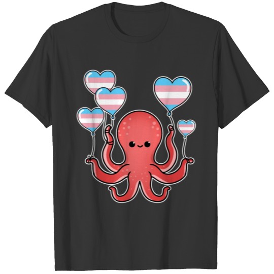 Octopus Balloon Trans Pride T-shirt