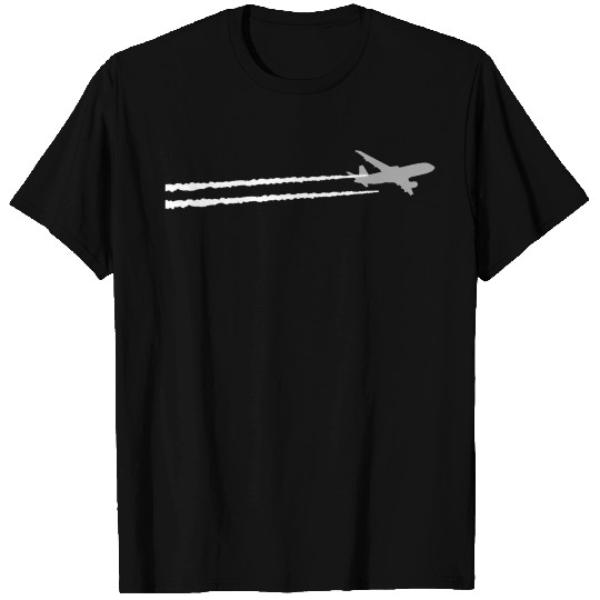 Aircraft Contrails Aviation Gift Idea T Shirts