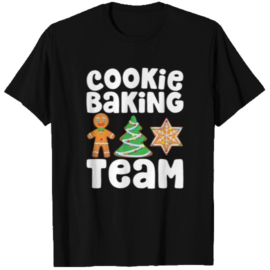 Cookie Baking Team Christmas Gingerbread Family Te T Shirts