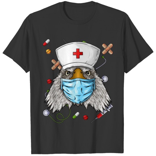 Eagle Nurse RN Funny ER Nursing School Graduation T-shirt