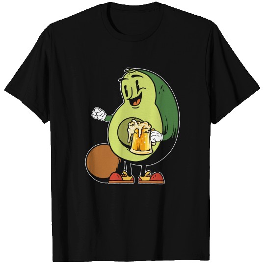 Avocado Beer Alcohol Drinker Brewed Drink Fruit T Shirts