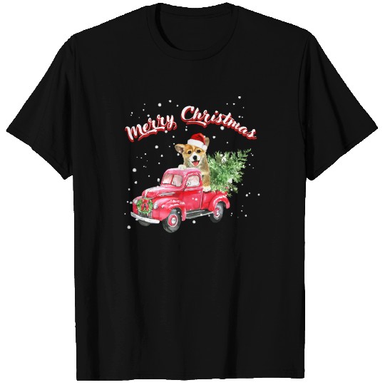 Corgi Merry Christmas T Shirts