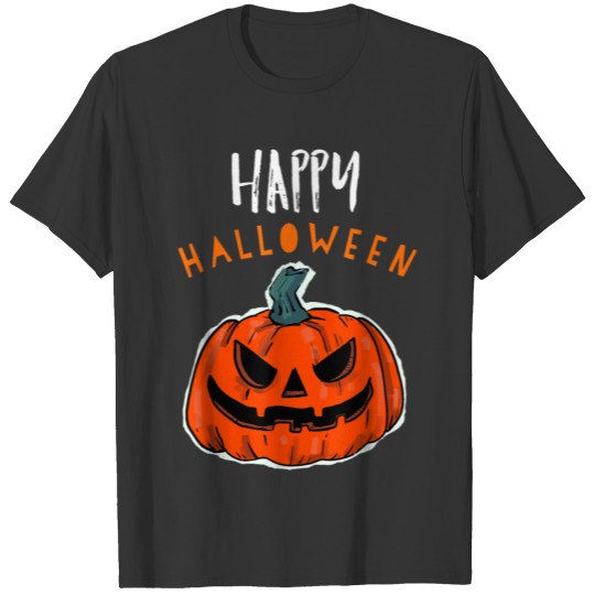 Cool Happy Halloween Jack O Lantern T-shirt