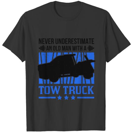Tow Truck Old Man T-shirt
