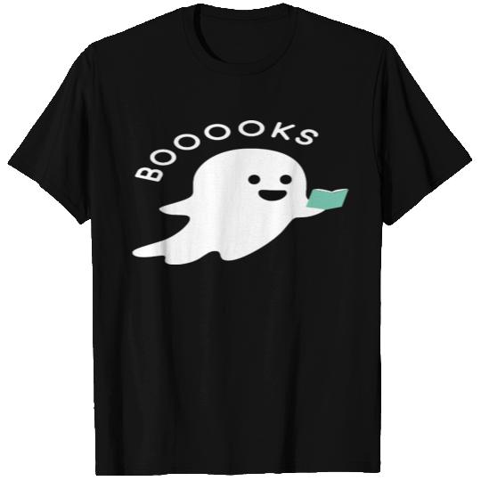 Ghost Books, Booooks , Halloween Reading T Shirts