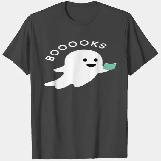 Ghost Books, Booooks , Halloween Reading T Shirts