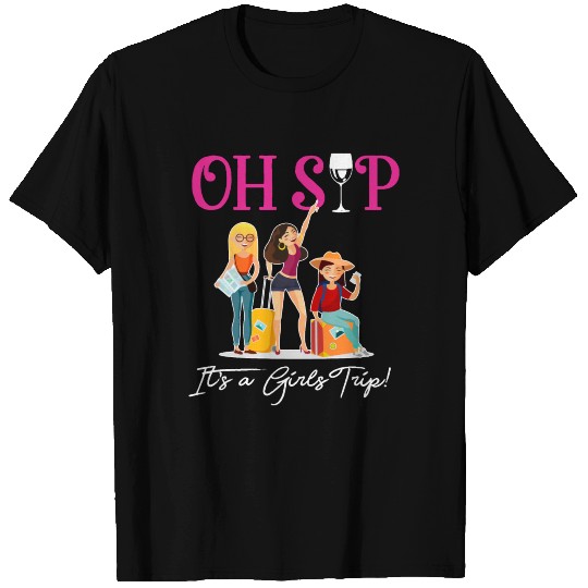 Womens Girls Trip Vacation Travel T Shirts