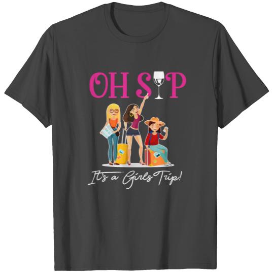Womens Girls Trip Vacation Travel T Shirts