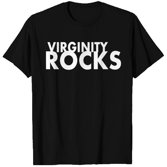 Virginity rocks T Shirts