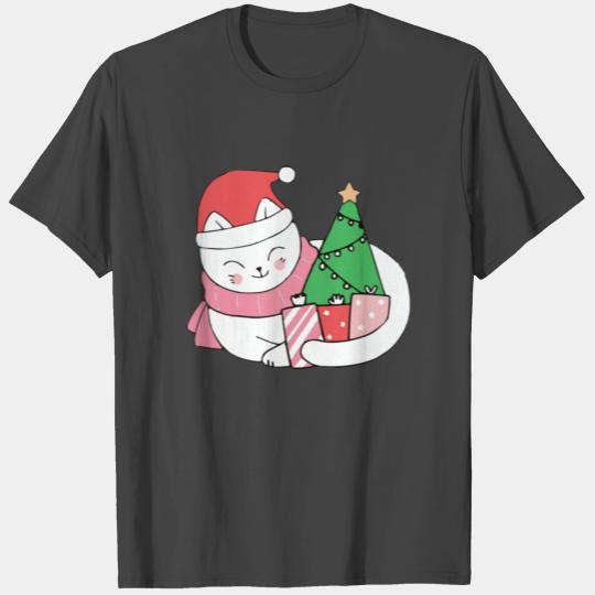 Meow Christmas T Shirts