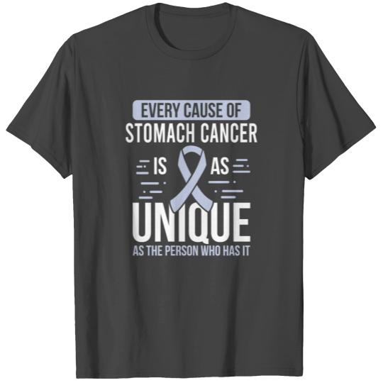 Gastric Cancer Lymphoma Tumor Periwinkle Ribbon T Shirts