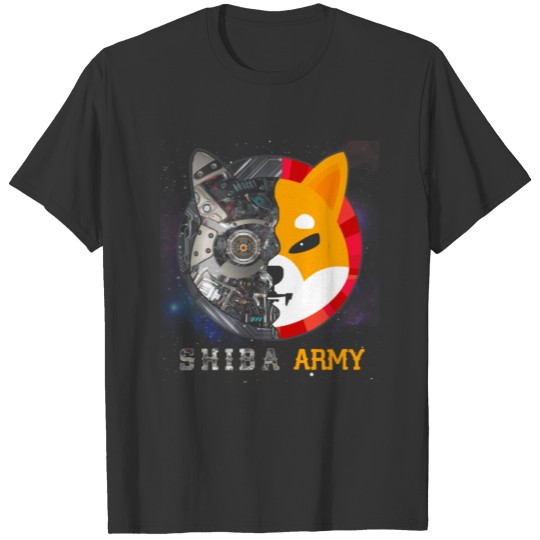 Shiba Army Crypto Currency Meme Shiba Inu Doge T-shirt