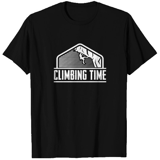 Rock Climbing Climber T Shirts