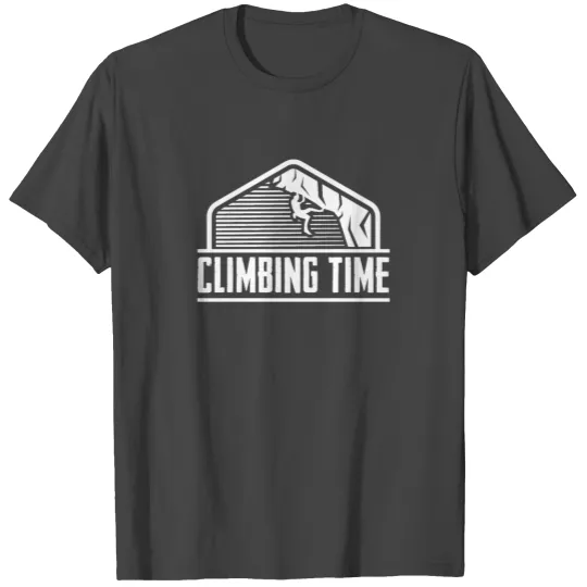 Rock Climbing Climber T Shirts