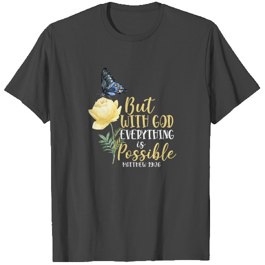 Christian Bible Verse Butterfly T Shirts