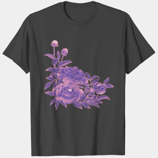 Asexual Spectrum Pride Peony Flower Arrangement T Shirts