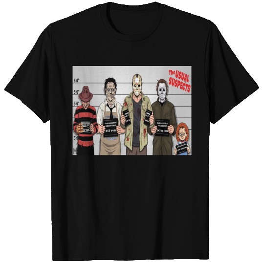 Halloween Jason Freddy Chucky Scream Jigsaw T Shirts