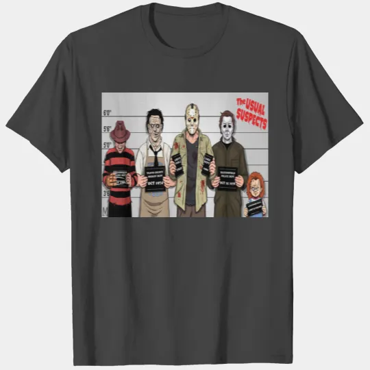 Halloween Jason Freddy Chucky Scream Jigsaw T Shirts