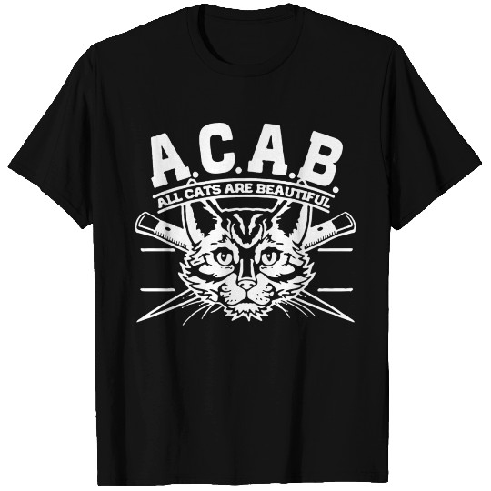 A.C.A.B. All Cats Are Beautiful T Shirts