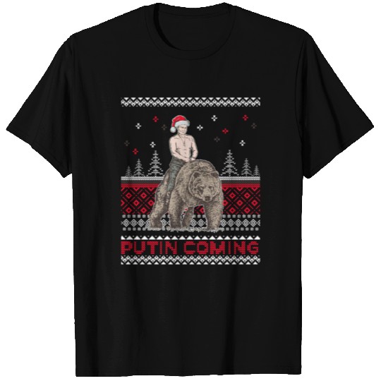 Putin Bear Ugly Christmas Sweater Christmas Blyat T Shirts