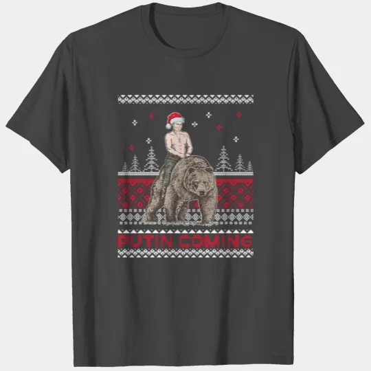 Putin Bear Ugly Christmas Sweater Christmas Blyat T Shirts