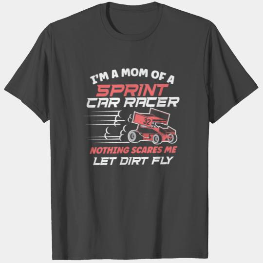 Sprint Car Mom Dirt Track Racing Racing Race Day T Shirts