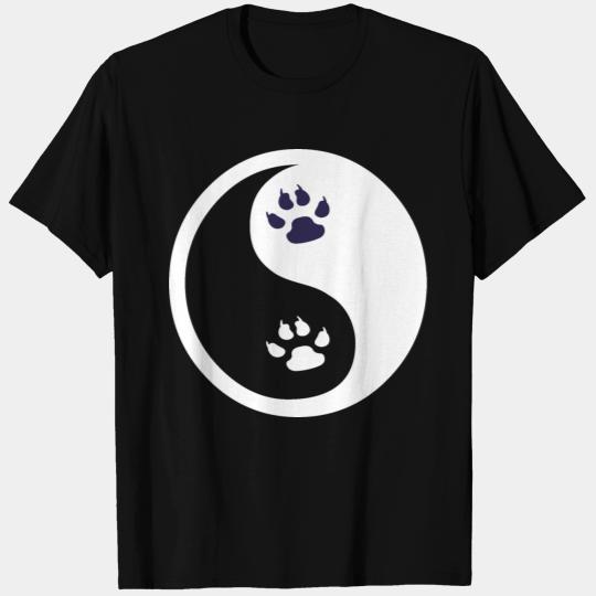 Ying Yang Meaning Love - Cat Ying Yang T Shirts