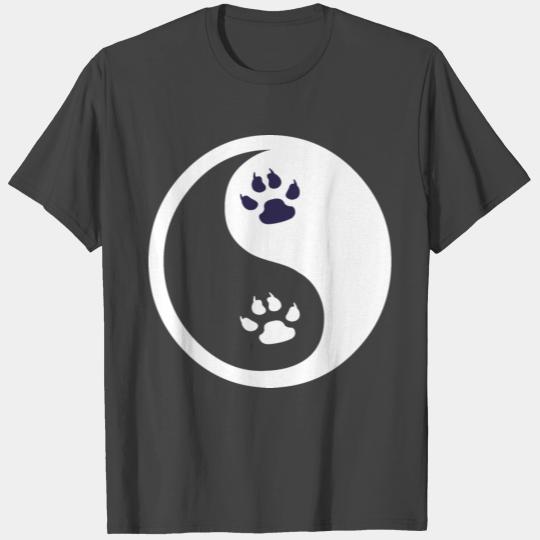Ying Yang Meaning Love - Cat Ying Yang T Shirts