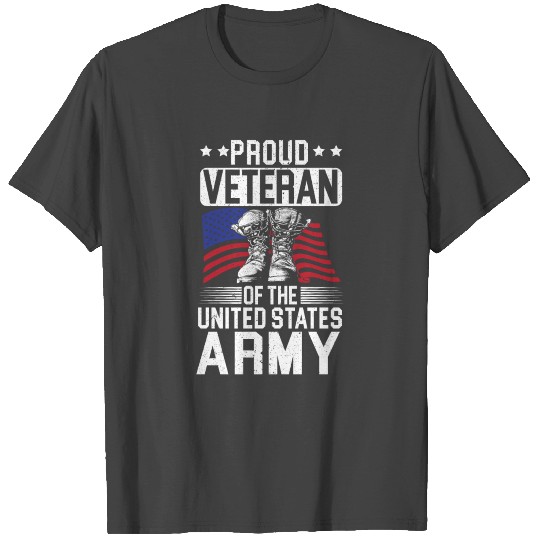 Proud Veteran Of The United States Army Veteran T Shirts