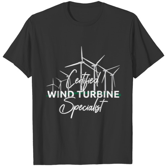 Wind Turbine Technician Windmill Renewable Energy T-shirt