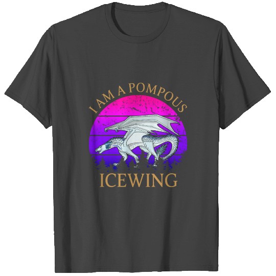 Wings Of Fire I Am A Pompous Icewing Vintage T Shirts