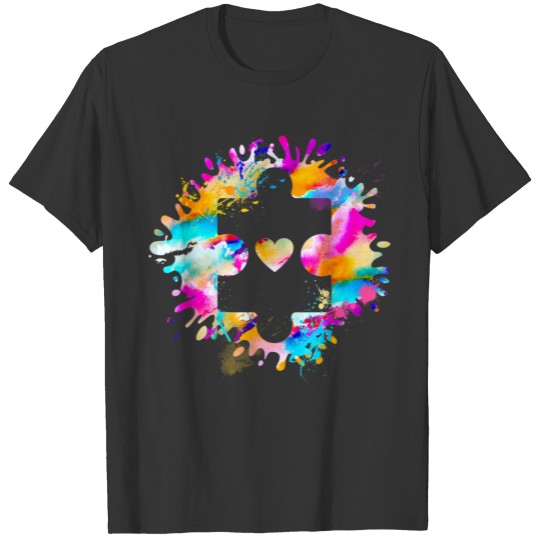 Autism Puzzle Support Autism Awareness Day T-shirt