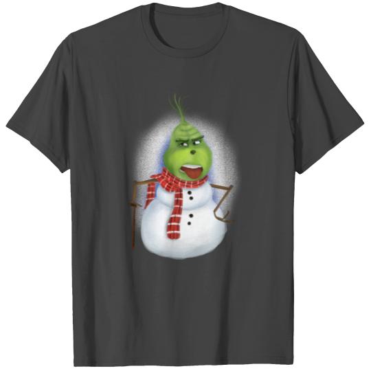 Snowman funny character T Shirts