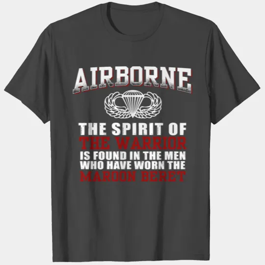 Airborne Paratrooper Wings US Army Military T Shirts