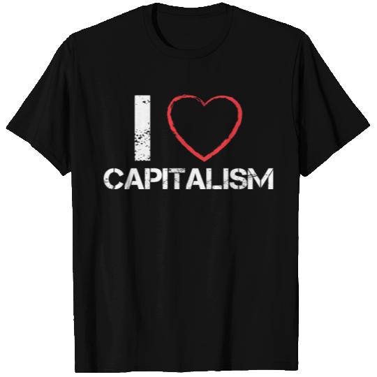 Capitalism Heart Birthday Christmas Gift T Shirts