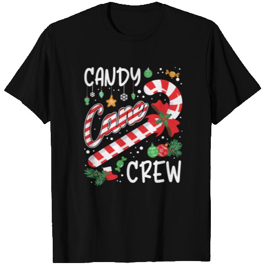 Candy Canes Crew Christmas Matching Group Xmas T Shirts