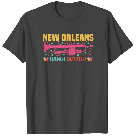 Mardi Gras New Orleans French Quarter T Shirts