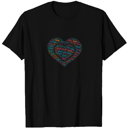 West Coast Swing Dance Heart T Shirts