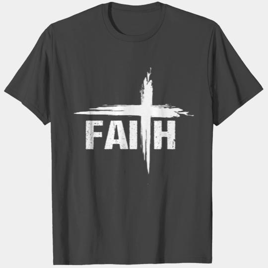 Faith Cross Crucifix Religion Jesus Christ Prayer T Shirts