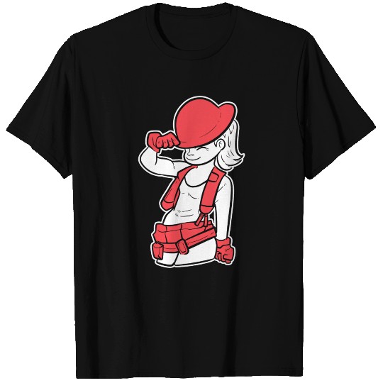 Firefighter Girl Fire Volunteer Gift T Shirts