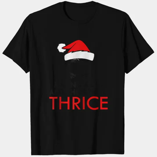 Making A List And Checking It Thrice Raglan Baseba T Shirts