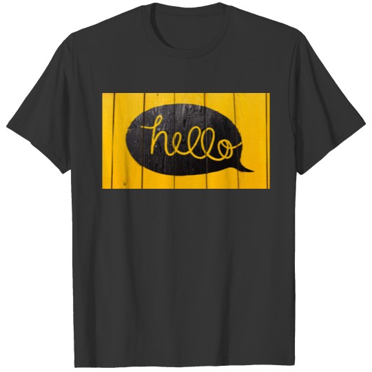 Hello hoodie design T-shirt
