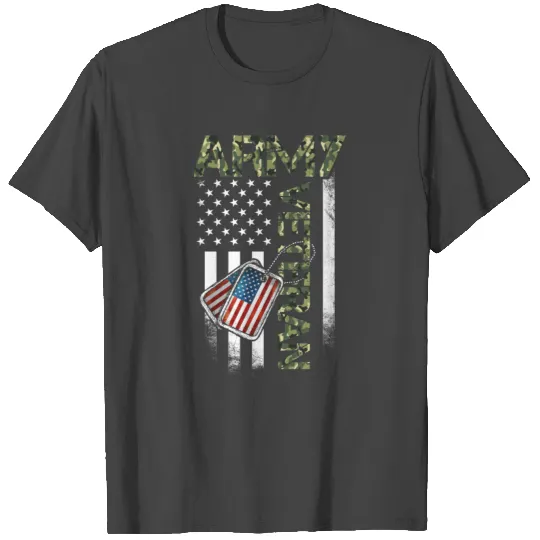 US Army Veteran Army Dad Military Veterans Day T Shirts