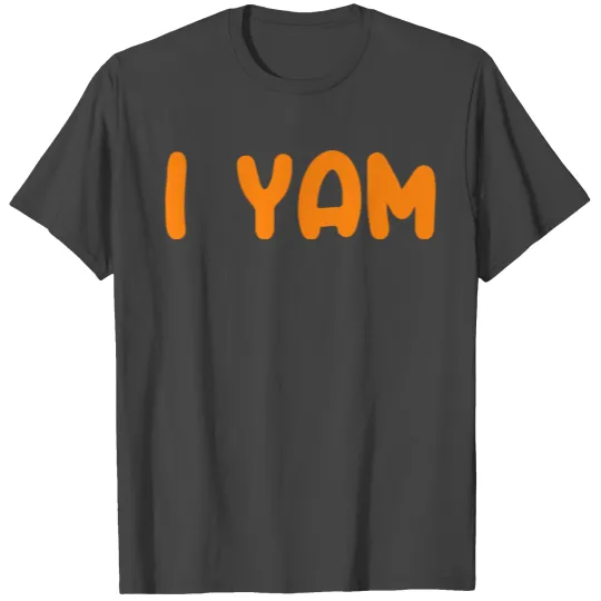 I YAM Couple's Sweet Potato Matching T Shirts