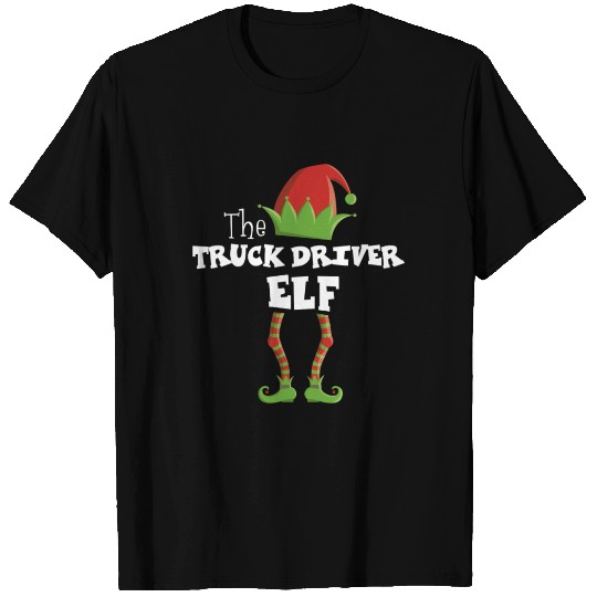 Truck Driver Xmas Pajama T Shirts